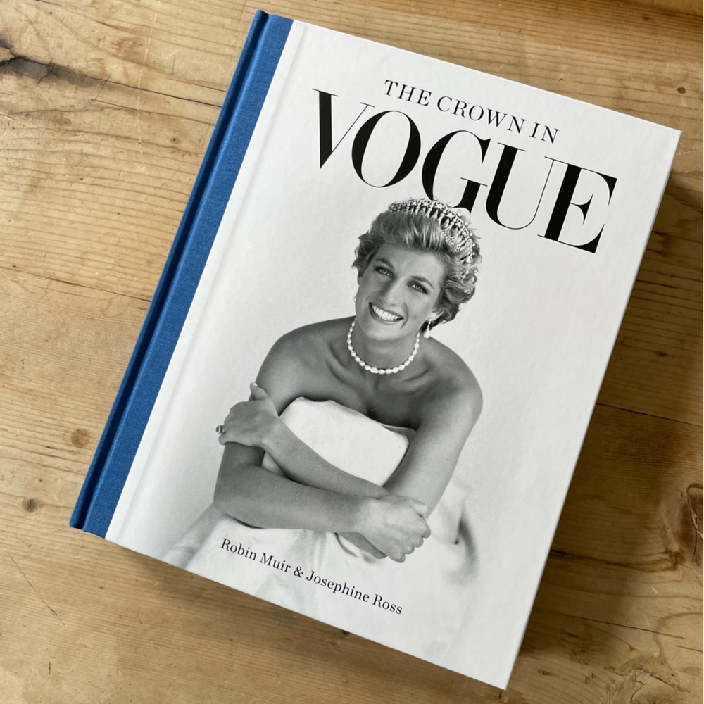 Vogue Coffee Table Book with Blue and White Cover - Picture 3 of 13